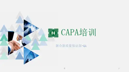 【精选】CAPA培训-2018.08课件-文档在线预览