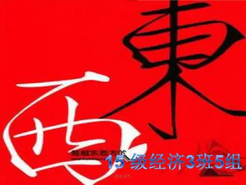 中西方文化差异5组ppt演示课件.ppt