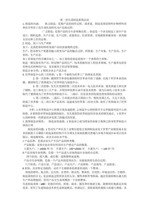 先进制造系统