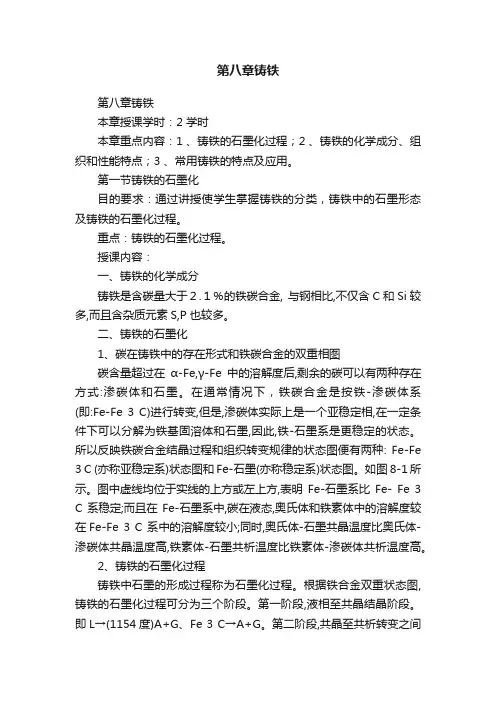 第八章铸铁