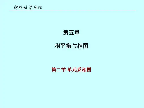 第五章 相平衡和相图-单元系2