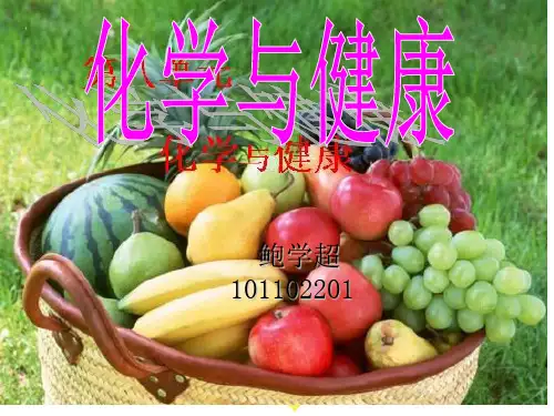 化学与健康PPT课件