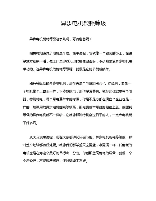 异步电机能耗等级