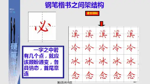 钢笔楷书间架结构.pptx