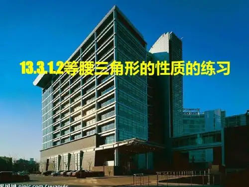 13.3.1等腰三角形的性质(2)
