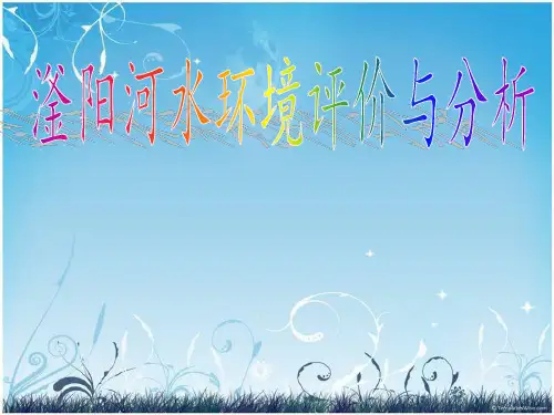 滏阳河水环境评价与分析