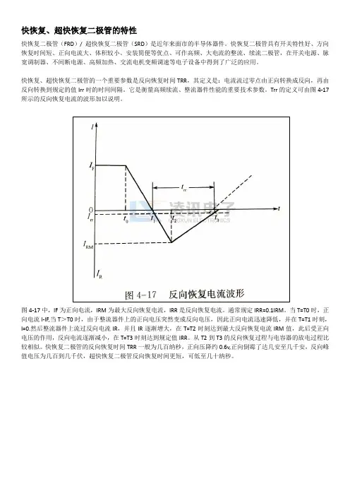 快恢复、超快恢复二极管的特性