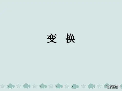 《语言学纲要》4.3变换语言的结构类型