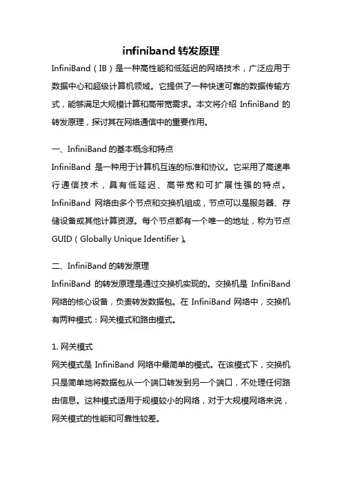 infiniband转发原理