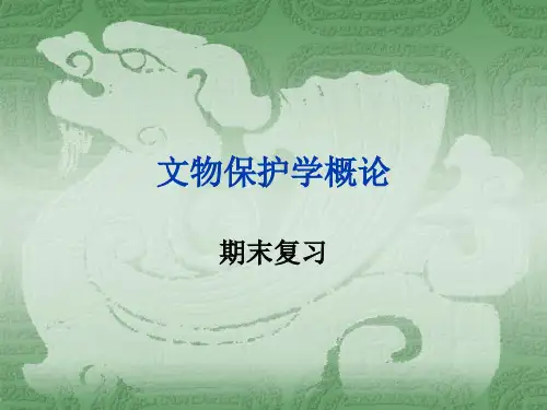 文物保护学概论：期末