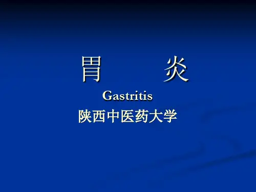 急慢性胃炎胃炎课件PPT课件
