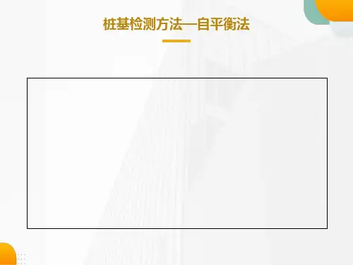 自平衡法桩基检测