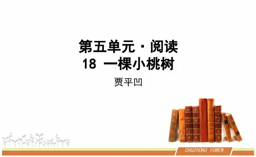 七年级语文部编版(下册)《一棵小桃树》PPT优秀课件
