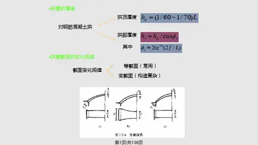 第一篇混凝土拱桥PPT课件