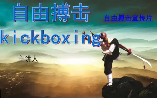 自由搏击130626ppt