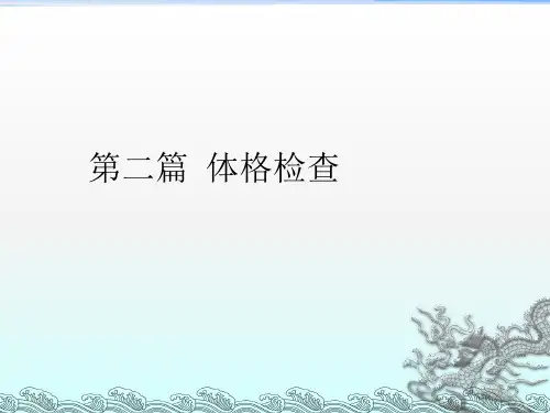 查体方法问视触叩听ppt课件