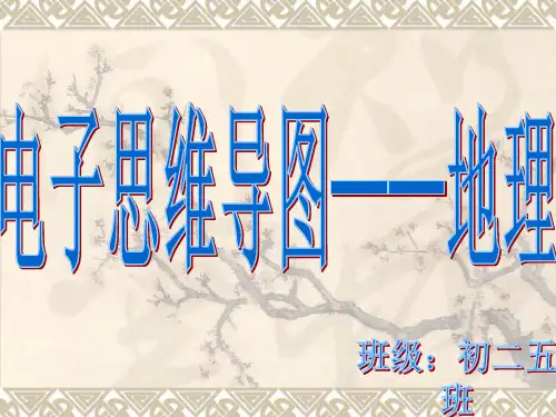 地理思维导图省优质课赛课获奖课件市赛课一等奖课件