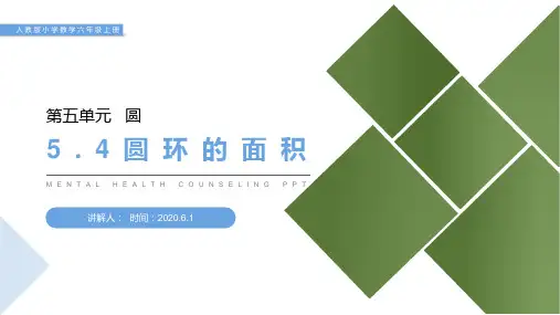 《圆环的面积》人教版小学六年级上册数学PPT课件(第5.4课时)