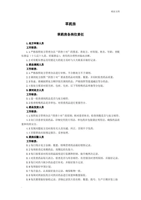 草药房