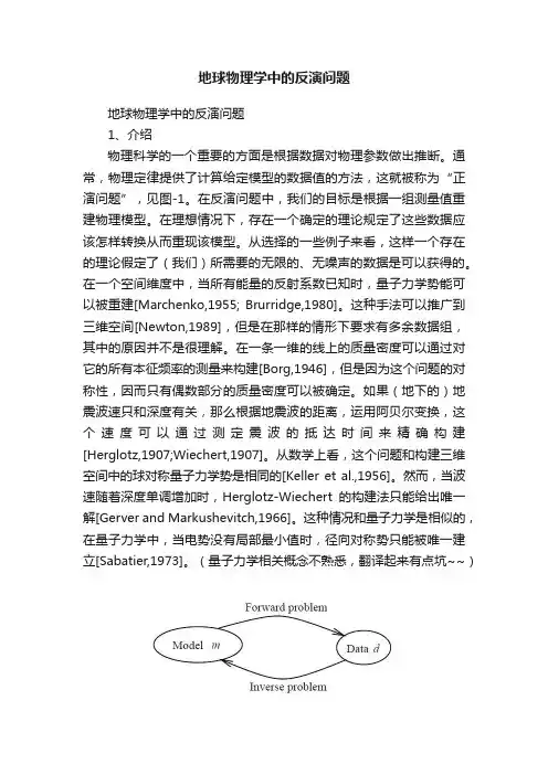 地球物理学中的反演问题