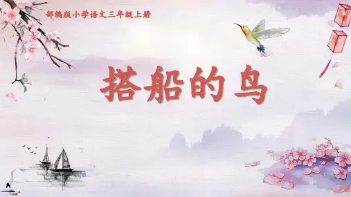 15.《搭船的鸟》 课件(共24张PPT).ppt
