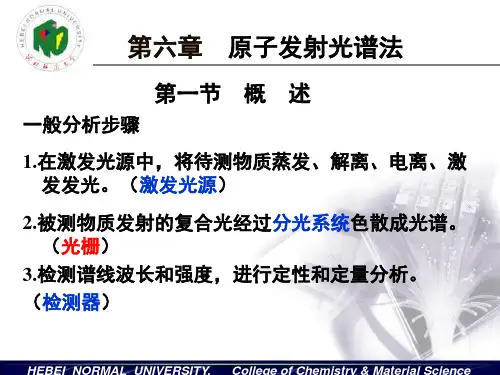 第六章原子发射光谱法-文档资料