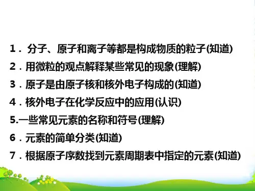 沪教版九年级上册化学 3.4 整理与复习 课件 (共17张PPT)