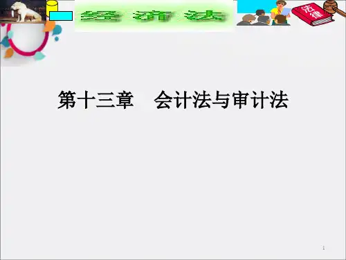 《会计法与审计法》PPT课件_OK