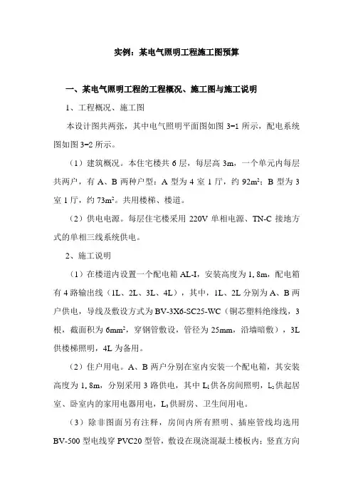 实例预算