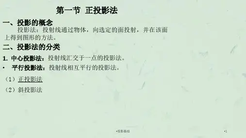 投影基础课件
