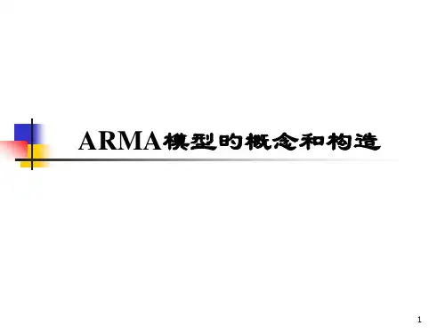 时间序列中的ARMA模型