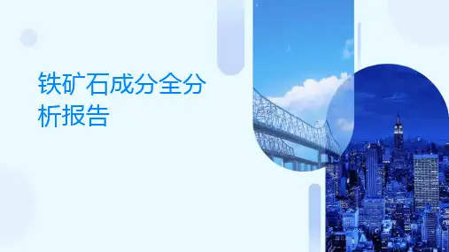 铁矿石成分全分析报告
