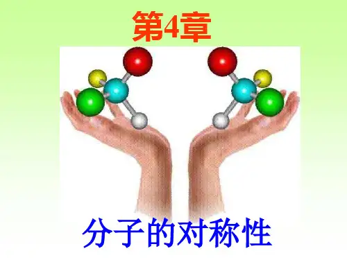 4周公度第四版结构化学第四章分子的对称性