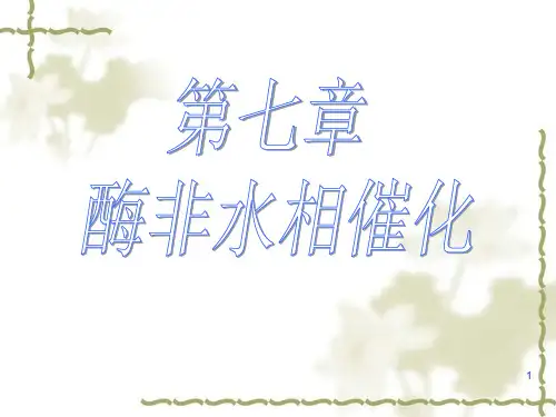   酶非水相催化