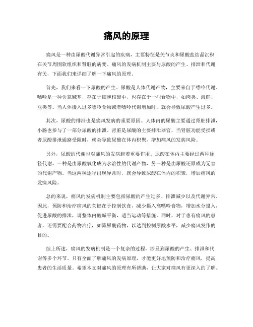 痛风的原理