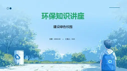 环保知识讲座模板