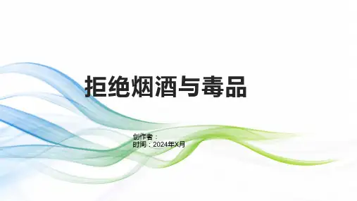 《拒绝烟酒与毒品》课件