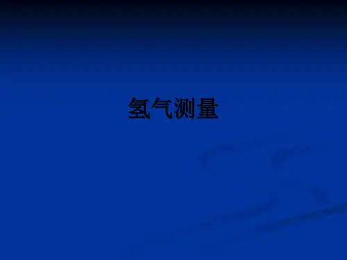 氢气测量ppt课件