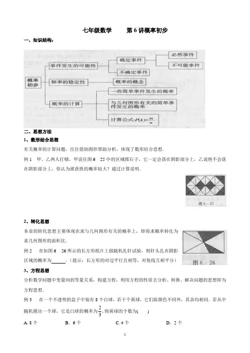 概率初步例题+习题