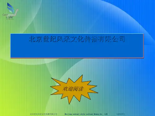 北京某公司简介及其成功案例(ppt 16页)