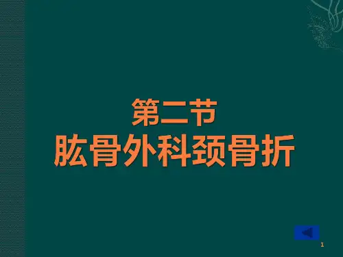 肱骨外科颈骨折PPT课件