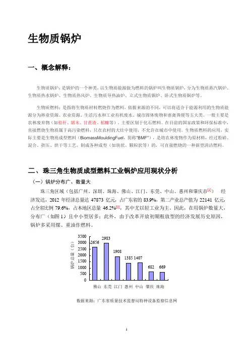 一、生物质锅炉资料