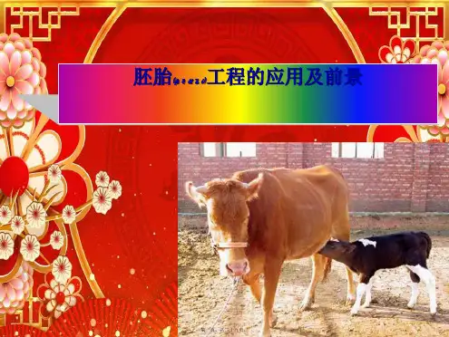 高中生物 第三章 胚胎工程 3.3 胚胎工程的应用及前景教学课件高二选修3生物课件
