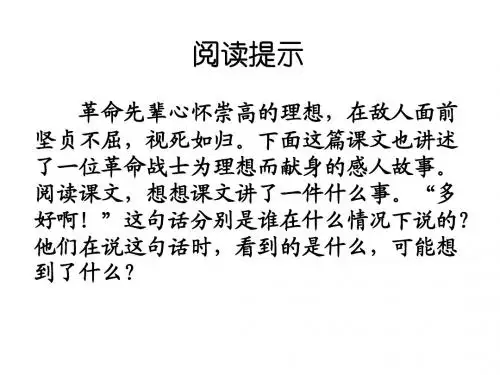 《灯光》ppt课件