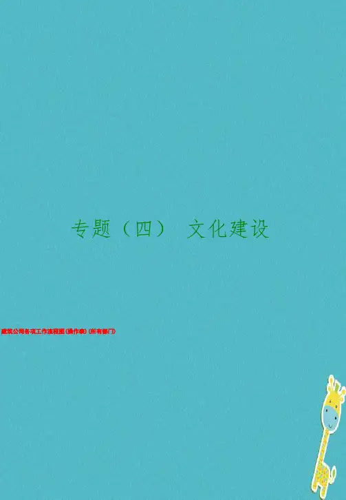 建筑公司各项工作流程图(操作表)(所有部门)