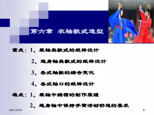 衣袖款式造型设计【优质PPT】