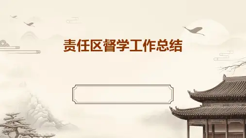 责任区督学工作总结PPT