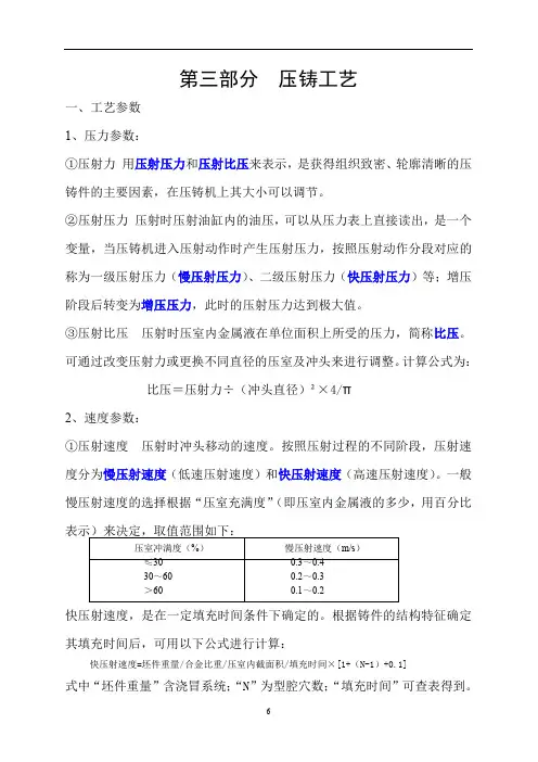 压铸工艺