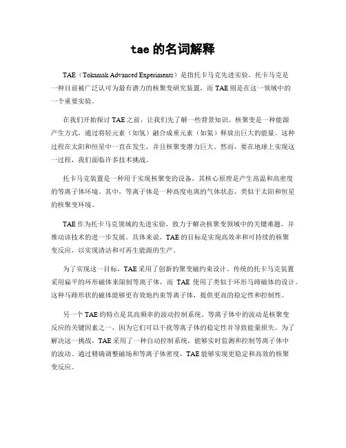 tae的名词解释