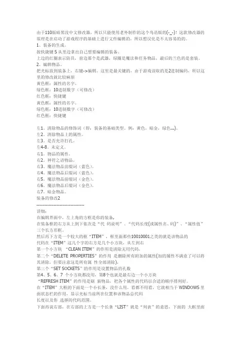 udietoo(编辑装备)使用方法